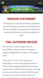 Mobile Screenshot of minotsoccer.com